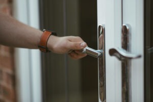 Front residential door handle lock in Oklahoma city